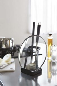 YAMAZAKI Home 2249 Tower Ladle Holder-Lid Stand for Utensils in Kitchen