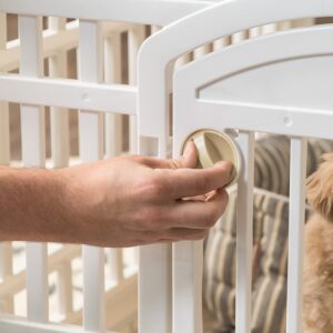 IRIS USA Dog Playpen – Pet Exercise Pen with Door