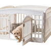 IRIS USA Dog Playpen - Pet Exercise Pen with Door