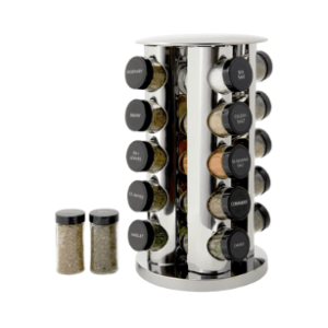 Kamenstein Revolving 20-Jar Countertop Rack Tower